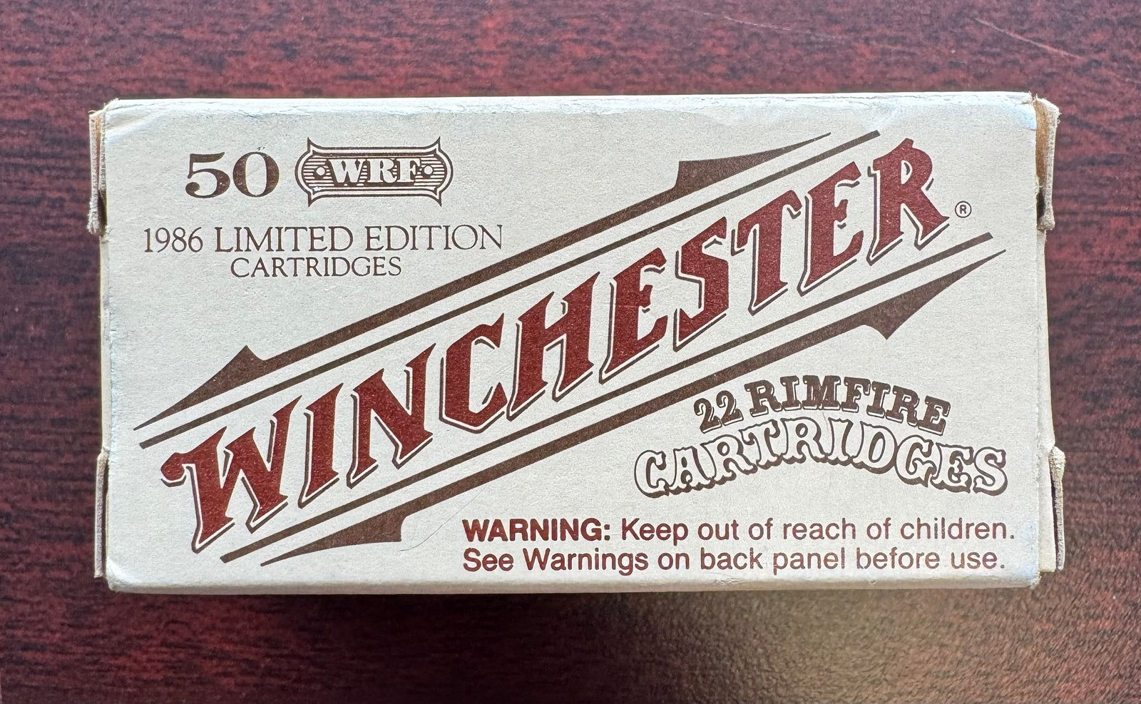 50 CARTOUCHES WINCHESTER 22 WRF EMBALLAGE D'ORIGINE NEUF 1986