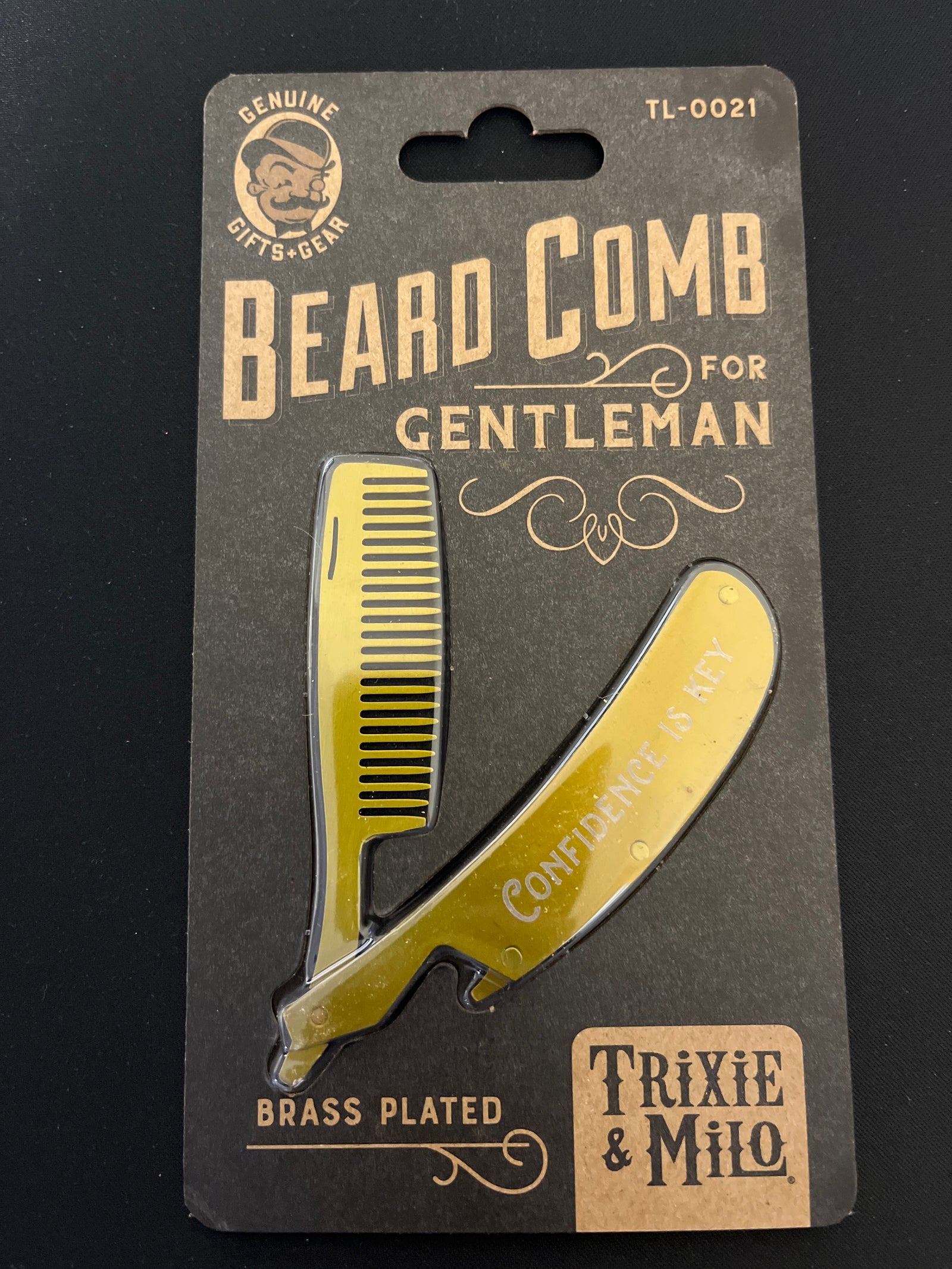 TRIXIE & MILO BEARD COMB