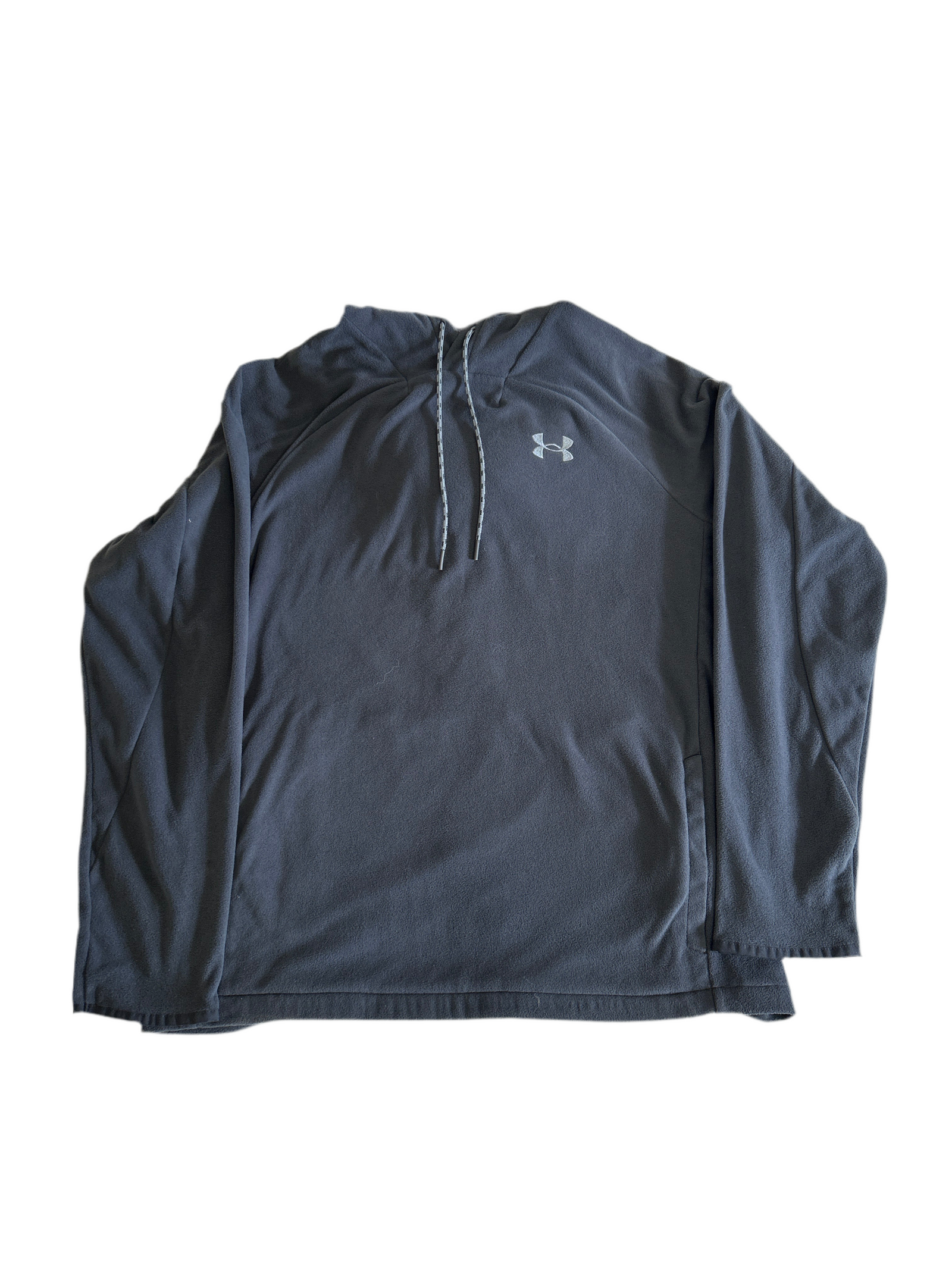 UNDER ARMOUR HOODED SWEATSHIRT DARK GRAY/BLUE