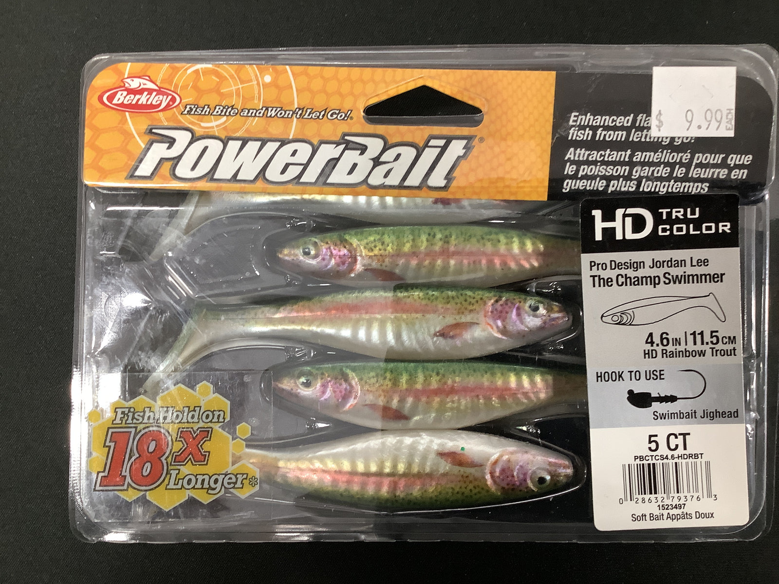 BERKLEY POWER BAIT THE CHAMP SWIMMER 4.6"