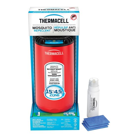 THERMACELL PATIO SHIELD MOSQUITO REPELLER [RED]