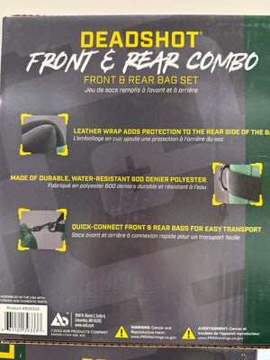 CALDWELL DEADSHOT FRONT & REAR BAG SET COMBO