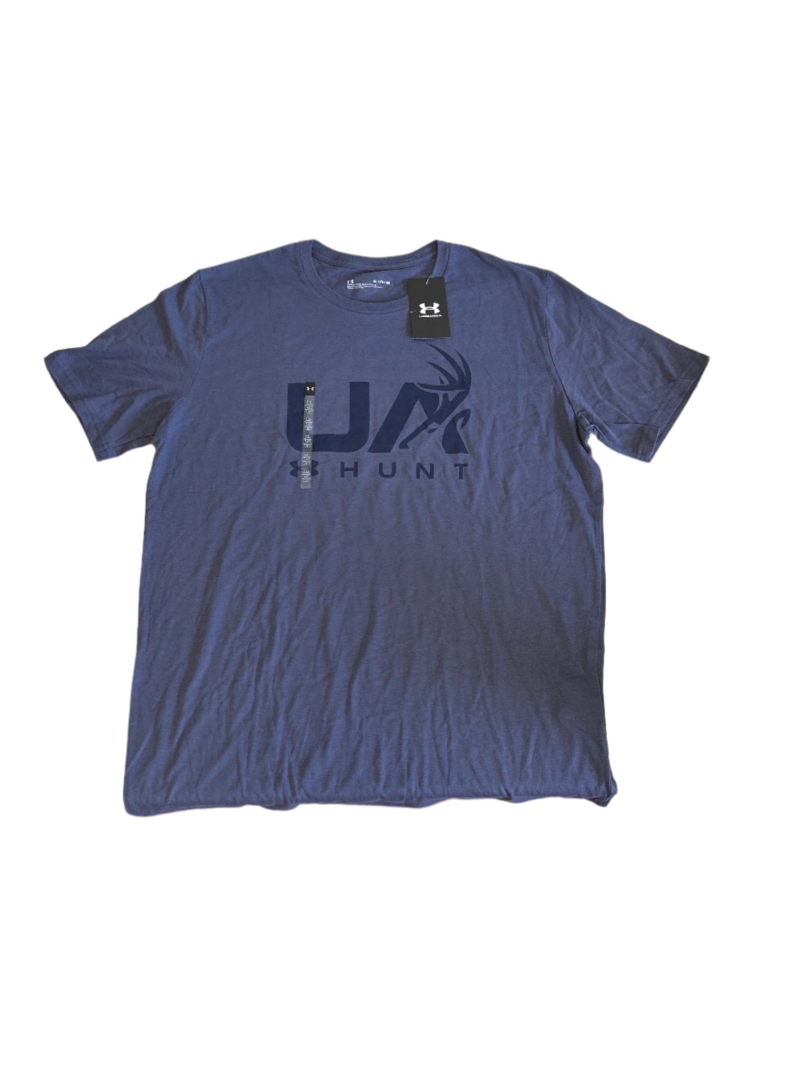 UNDER ARMOUR U-NECK T-SHIRT INDIGO (HUNT)