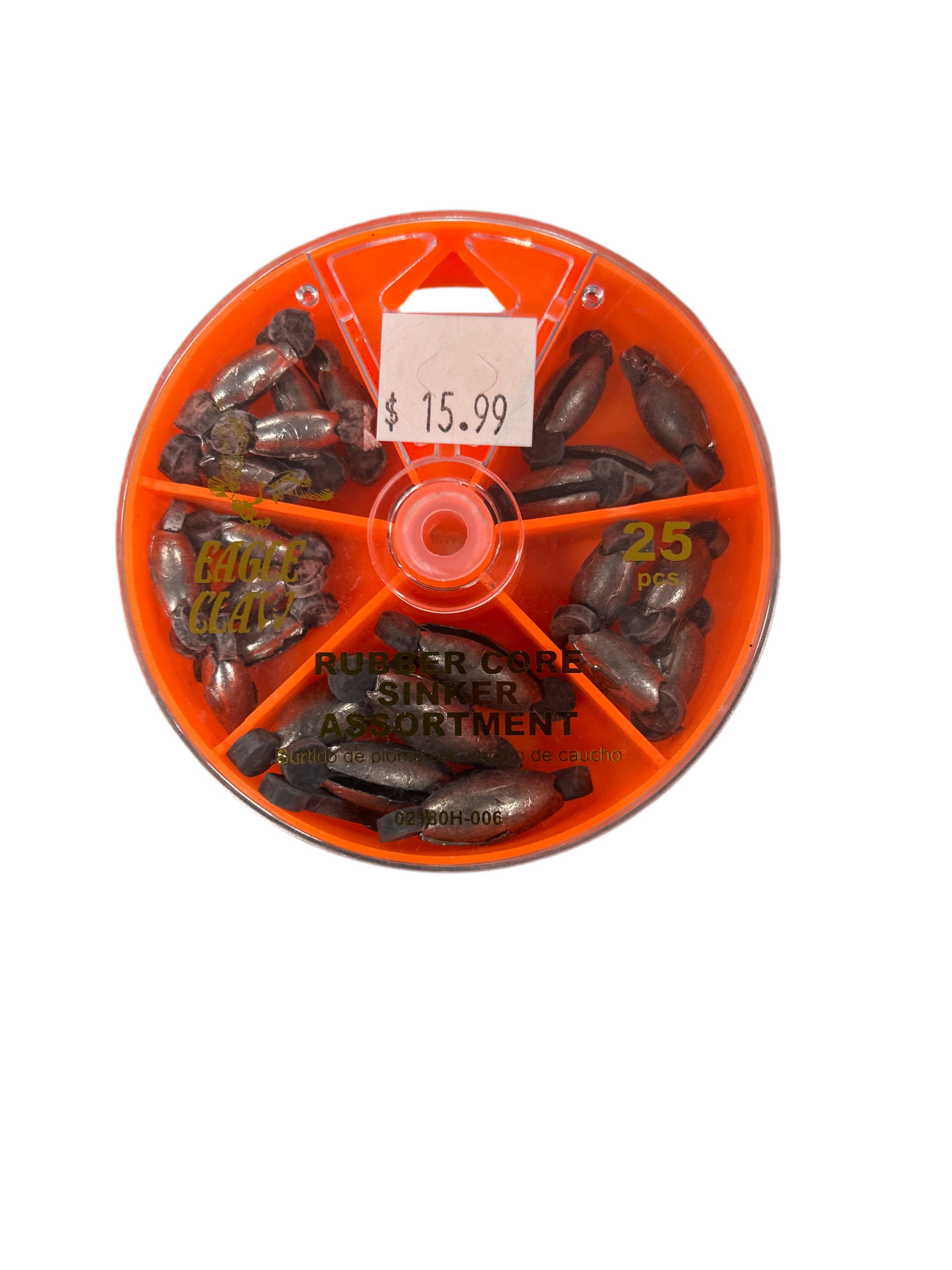EAGLE CLAW RUBBER CORE SINKER ASSORTMENT