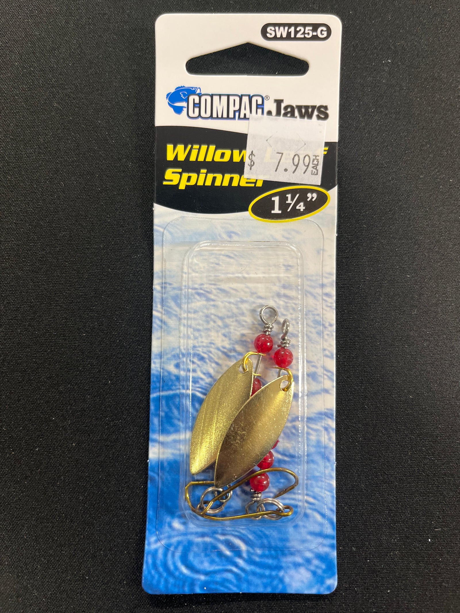 COMPAC JAWS WILLOW LEAF SPINNER 1 1/4"