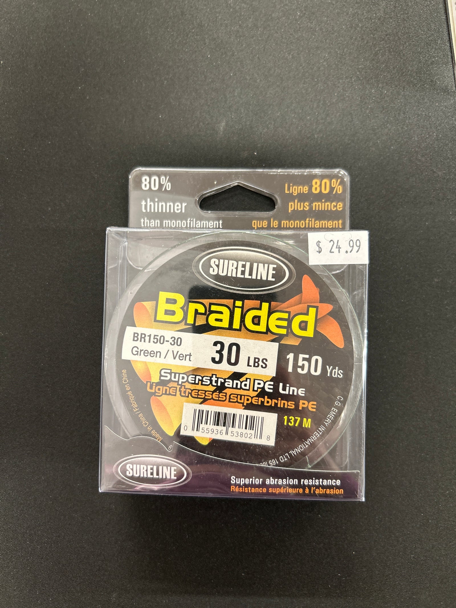 SURELINE BRAIDED SUPERSTRAND PE FISHING LINE 137M