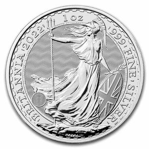 2022 Great Britain 1 oz Britannia Pure Silver Coin