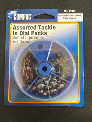 COMPAC ASSORTED TACKLE IN DIAL PACK