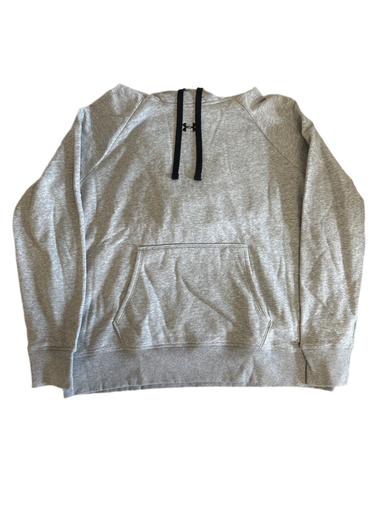 UNDER ARMOUR HOODED SWEATSHIRT GRAY