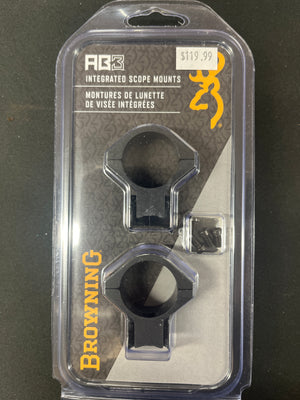 BROWNING AB3 INTERGRATED SCOPE MOUNTS 1"