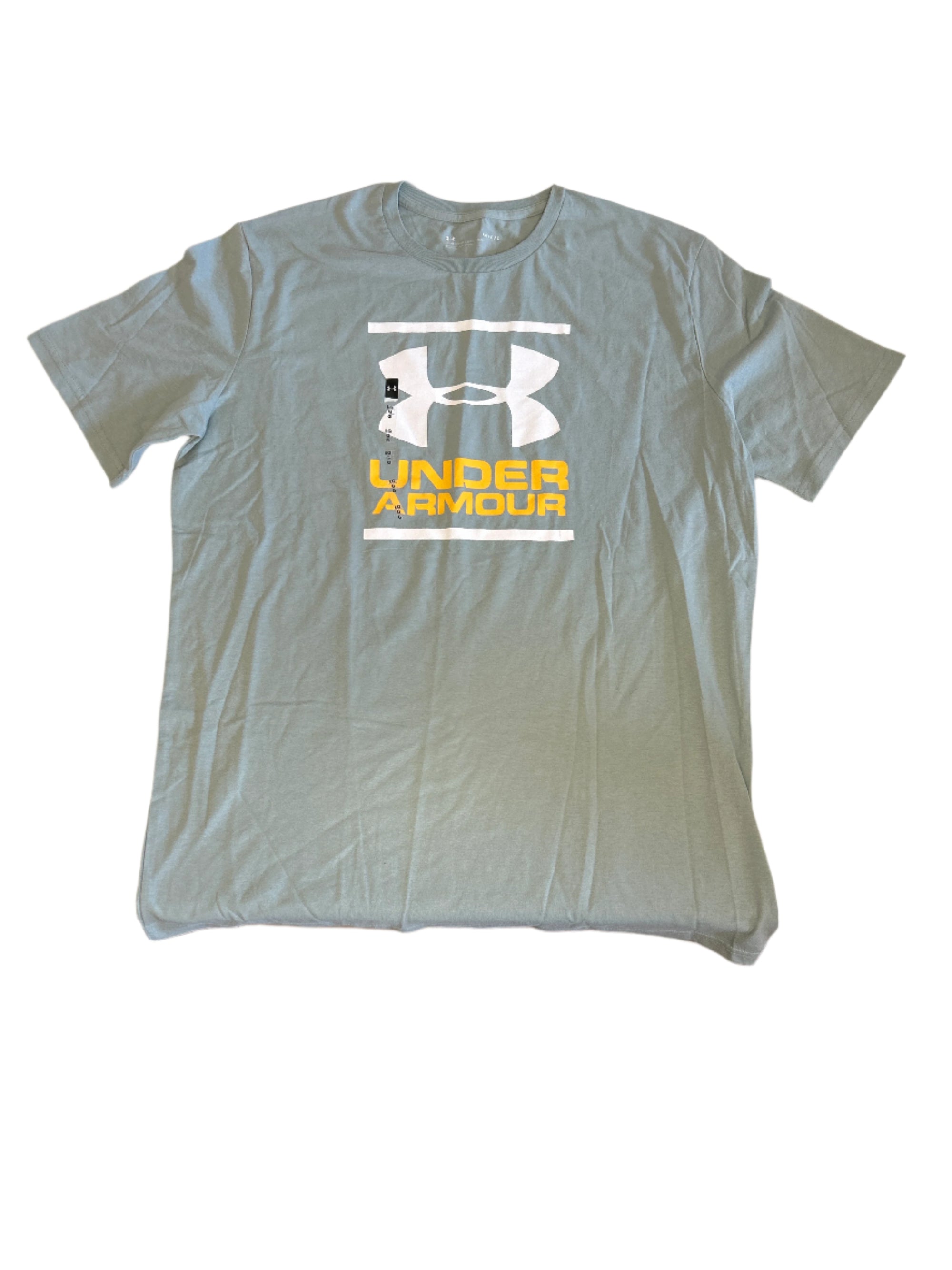UNDER ARMOUR U-NECK T-SHIRT SLATE GREEN