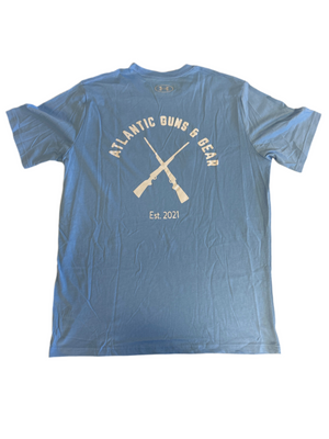 UNDER ARMOUR U-NECK T-SHIRT BABY BLUE