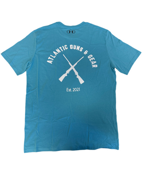 UNDER ARMOUR U-NECK T-SHIRT TEAL