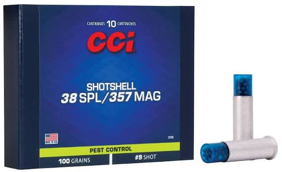 CCI SHOTSHELL 38SPL/357MAG 100GRAINS #9 SHOT