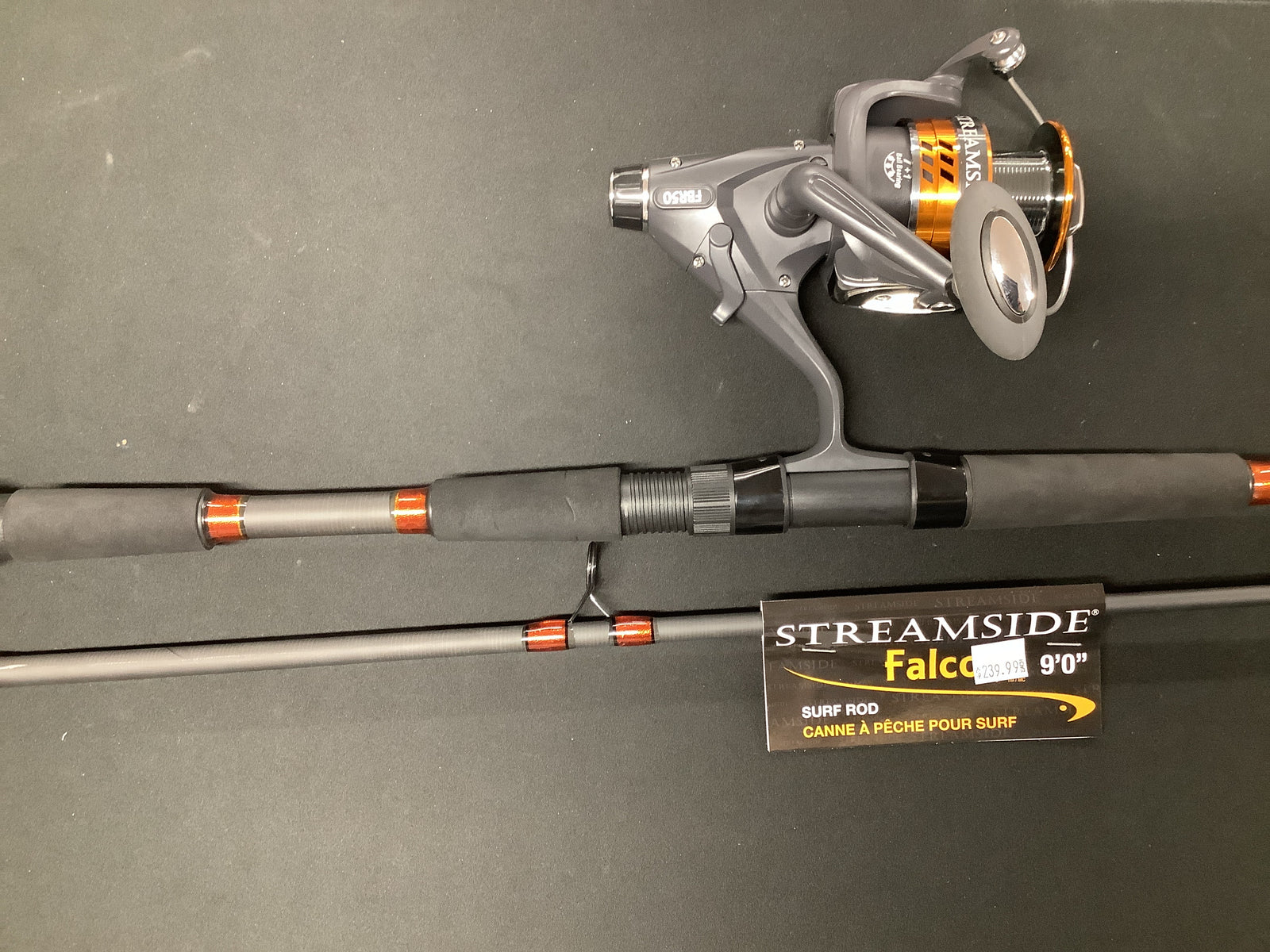 STREAMSIDE FALCON SURF FISHING ROD/REEL