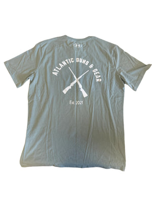 UNDER ARMOUR U-NECK T-SHIRT SLATE GREEN