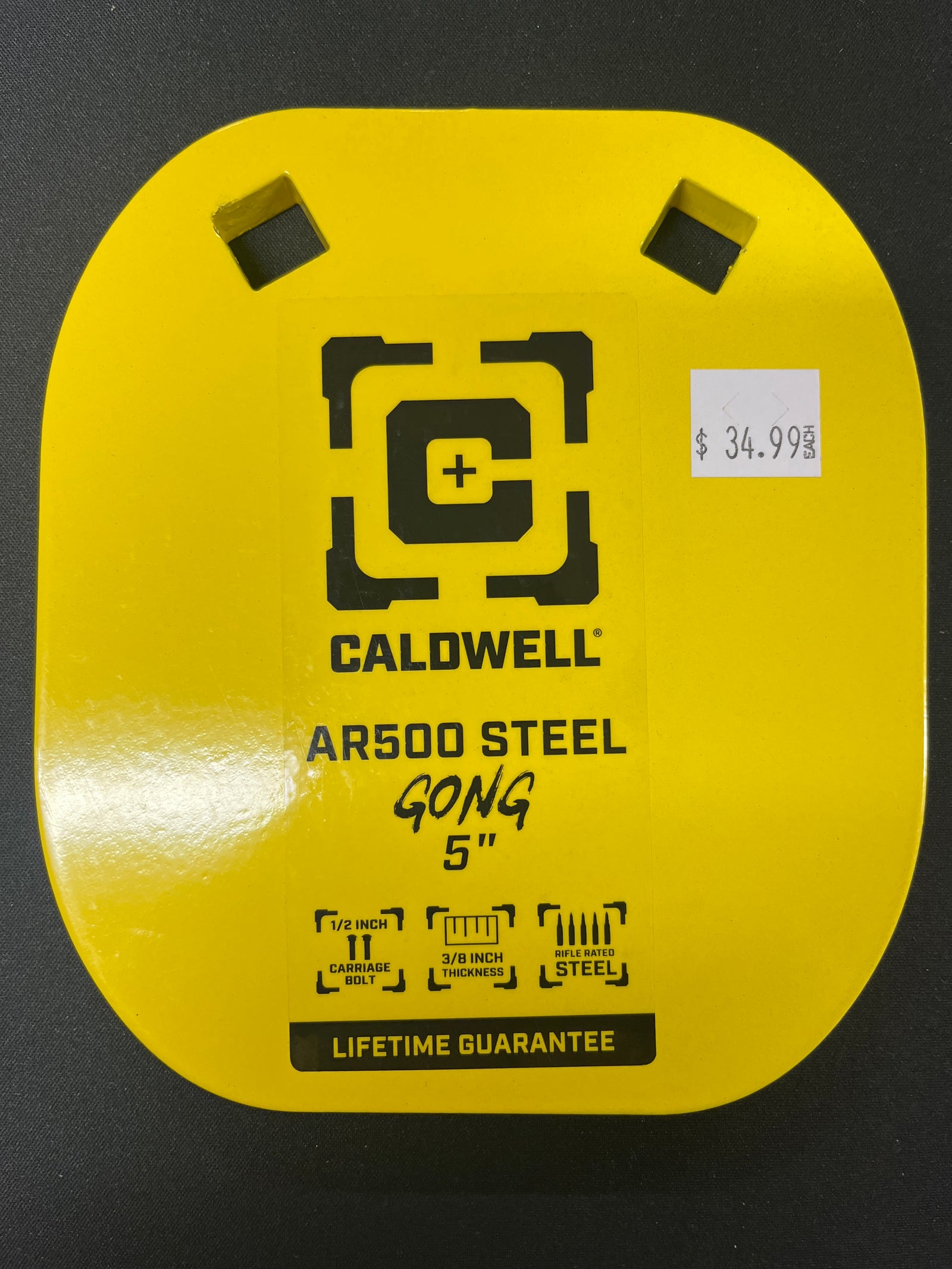 CALDWELL AR500 STEEL GONG 5"