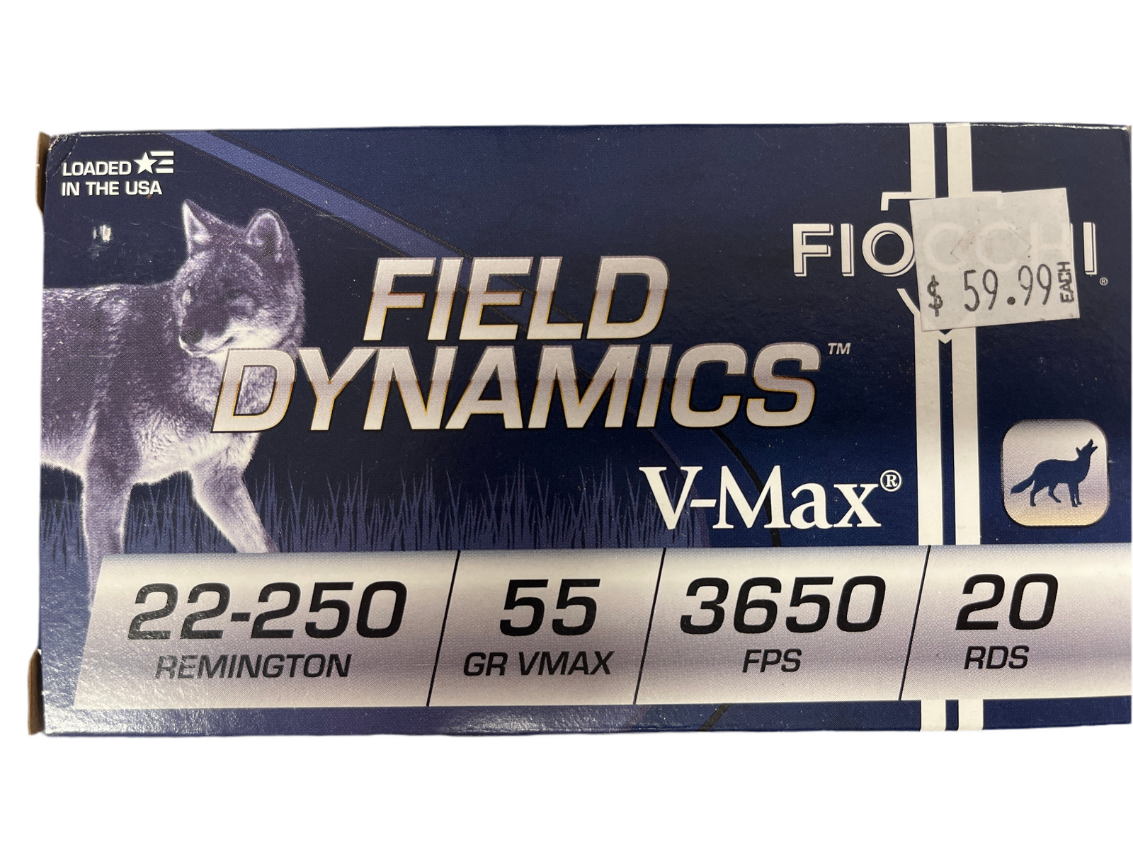 FIELD DYNAMICS 22-250 55GR