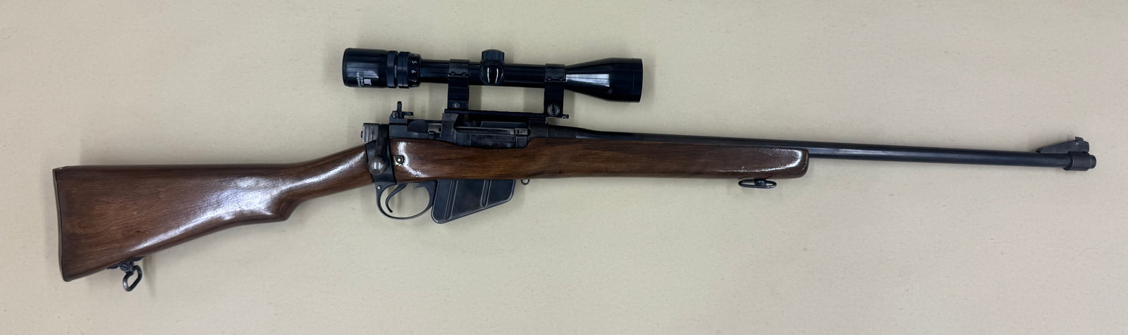 LEE ENFIELD NO 4 MK 1 - 303 BRITISH - BOLT ACTION - MAG FED - 23 5/8" BARREL - INCLUDES SCOPE