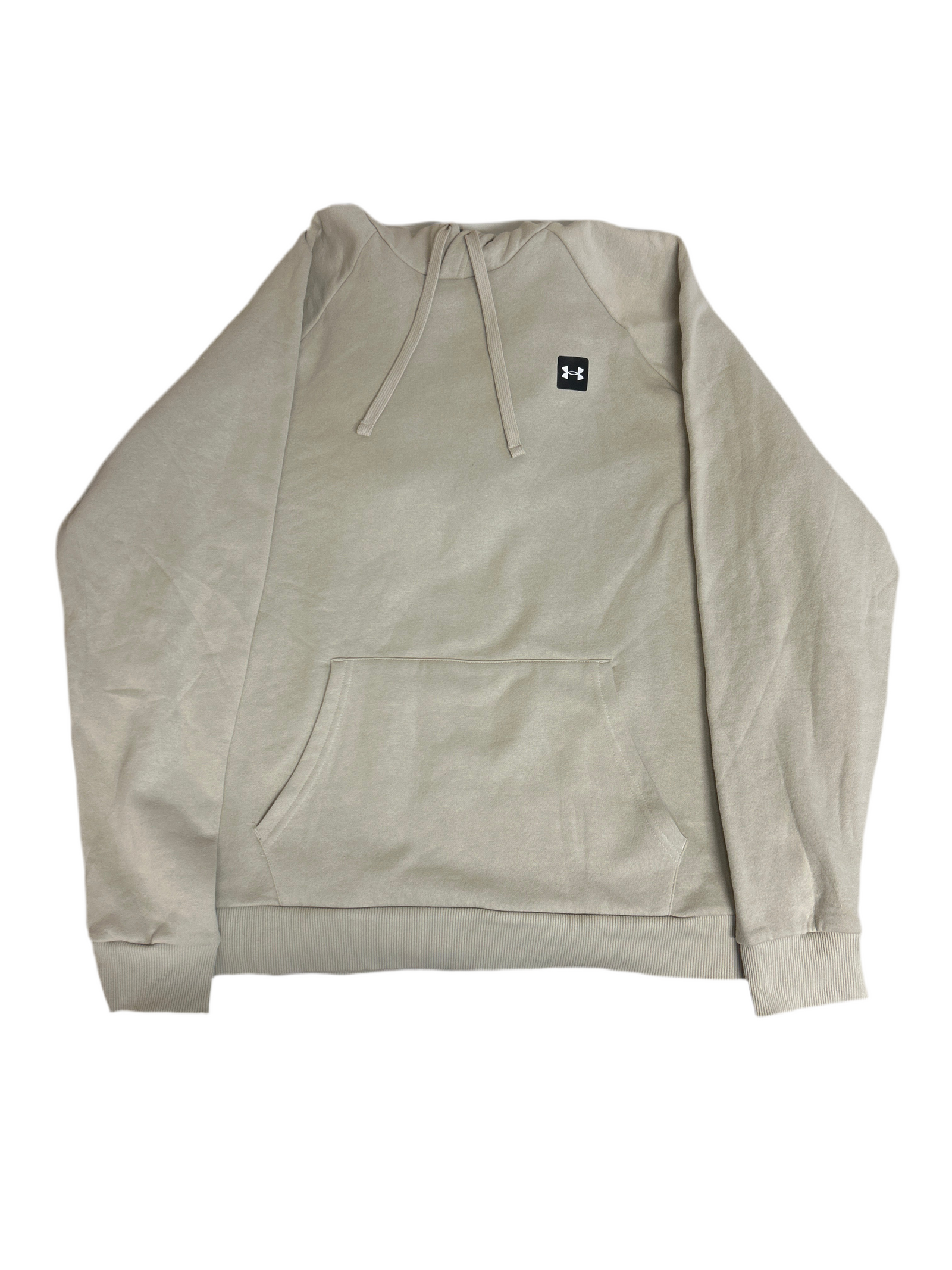 UNDER ARMOUR HOODED SWEATSHIRT BEIGE