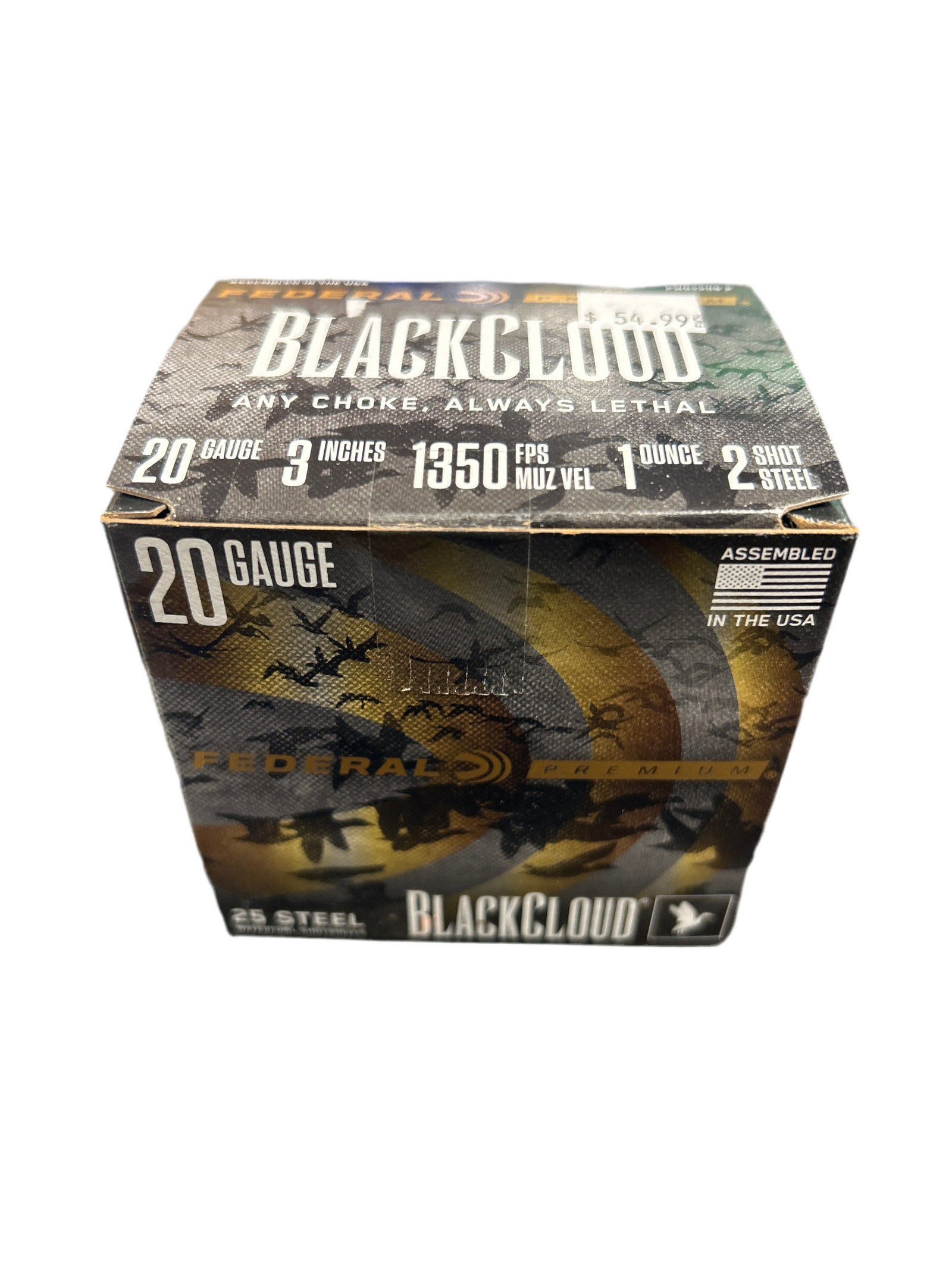 FEDERAL PREMIUM BLACKCLOUD 20 GAUGE STEEL SHOTSHELLS