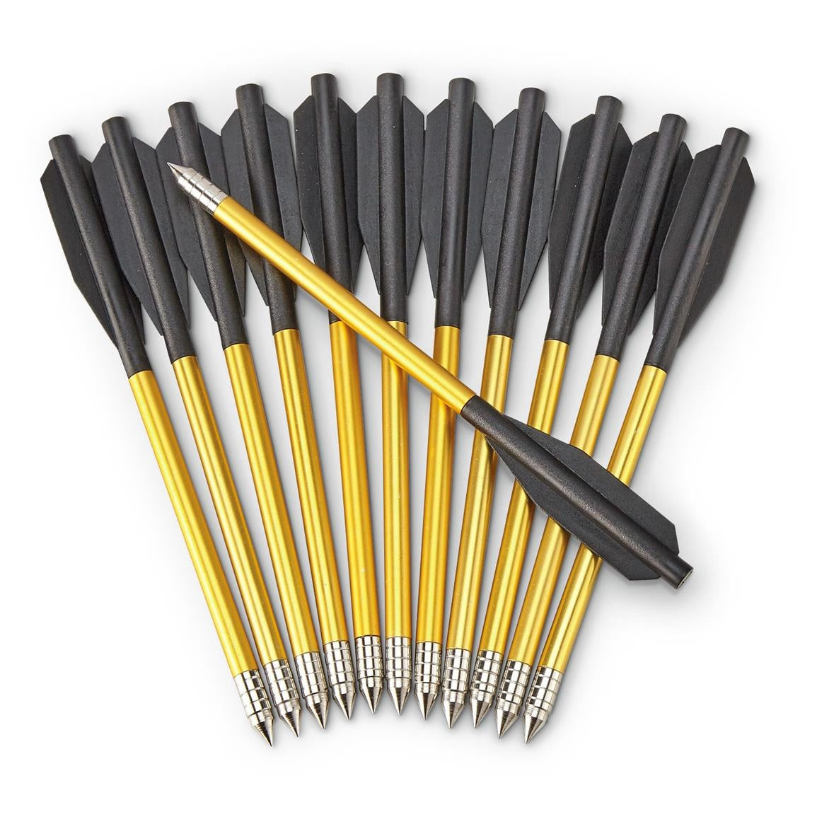 Lot de 12 carreaux d'arbalète BearX Archery Desire