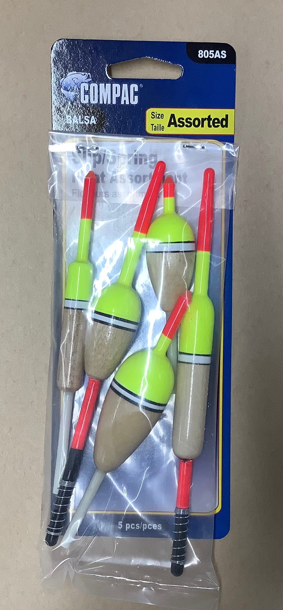 SLIP SPRING FLOAT ASSORTED 5 PACK