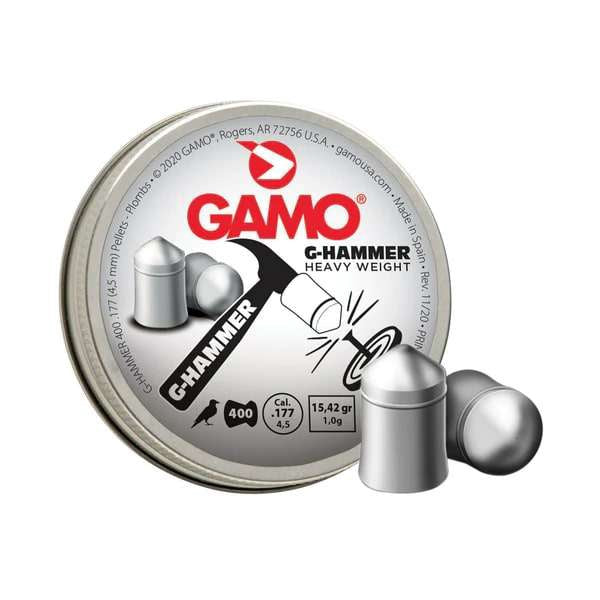 GAMO G-HAMMER HEAVY WEIGHT PELLET .177 CAL 400 CNT