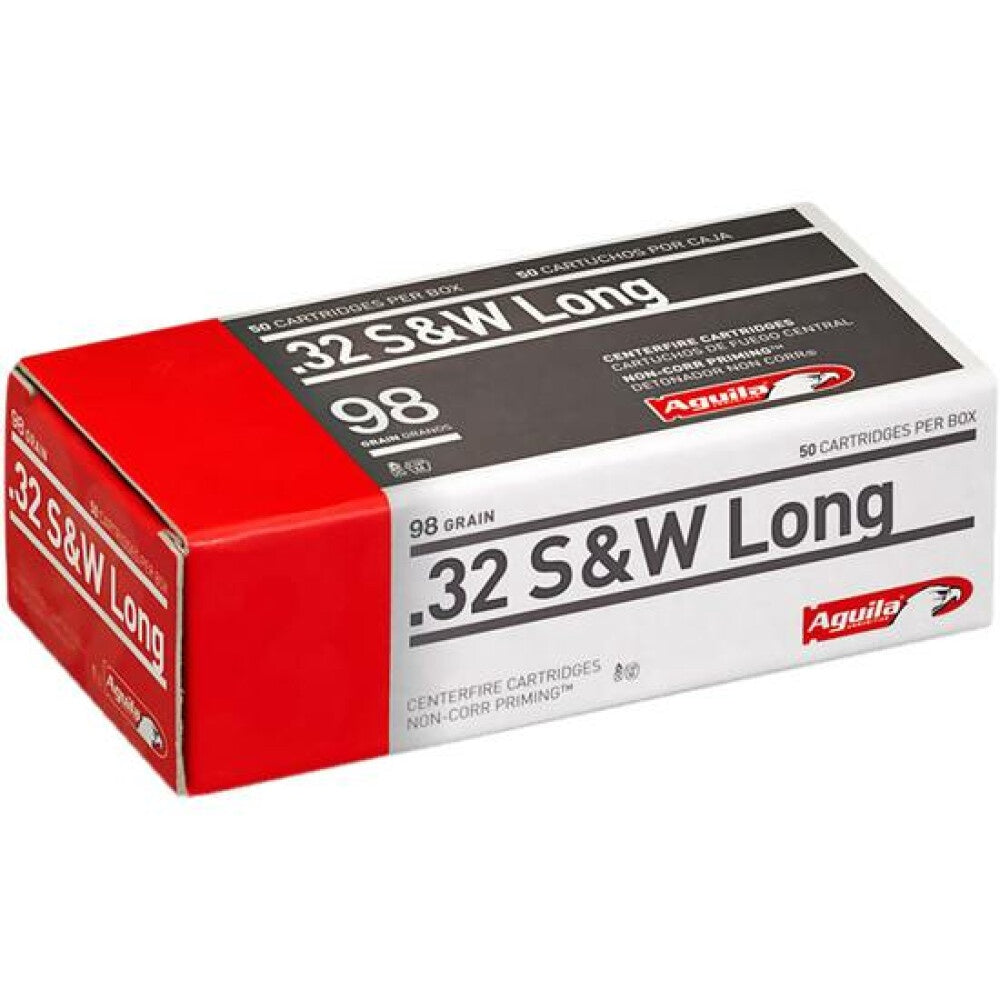 AGUILA [.32 S&W LONG] 98GR LRN | 50 ROUNDS