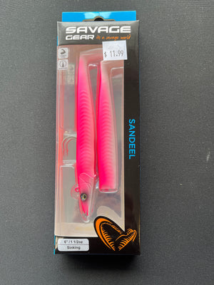 Leurre coulant Savage Gear 6" [Noir]