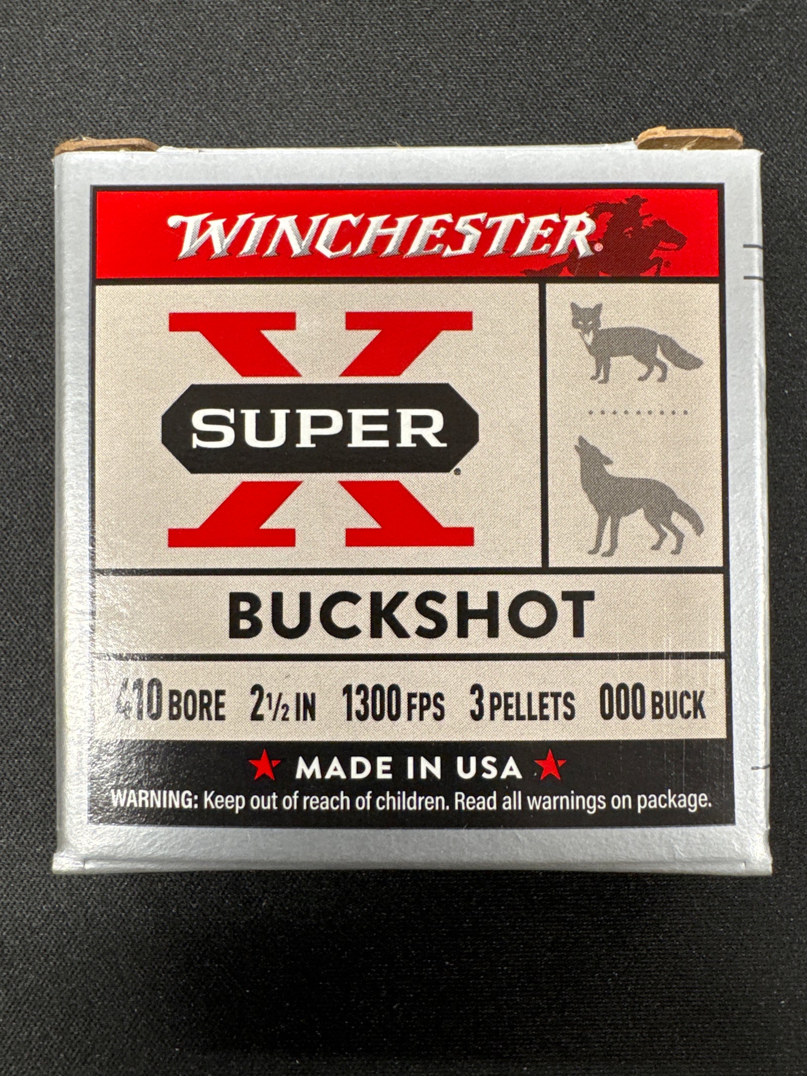 WINCHESTER SUPER X 410  2 1/2” 1300FPS 000 BUCK