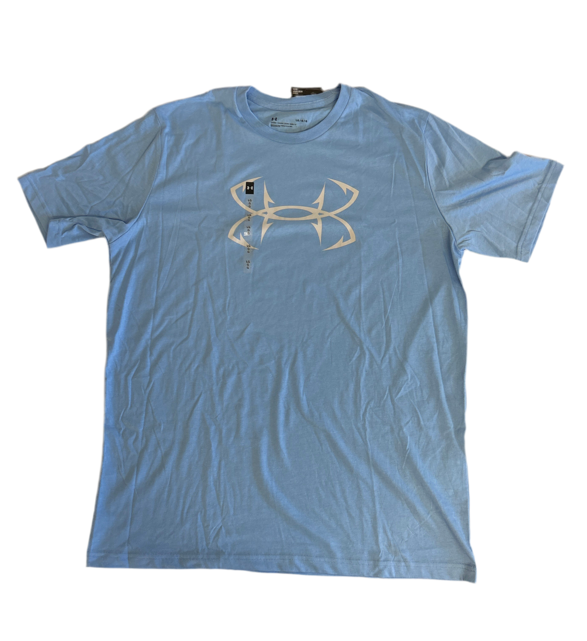 UNDER ARMOUR U-NECK T-SHIRT BABY BLUE