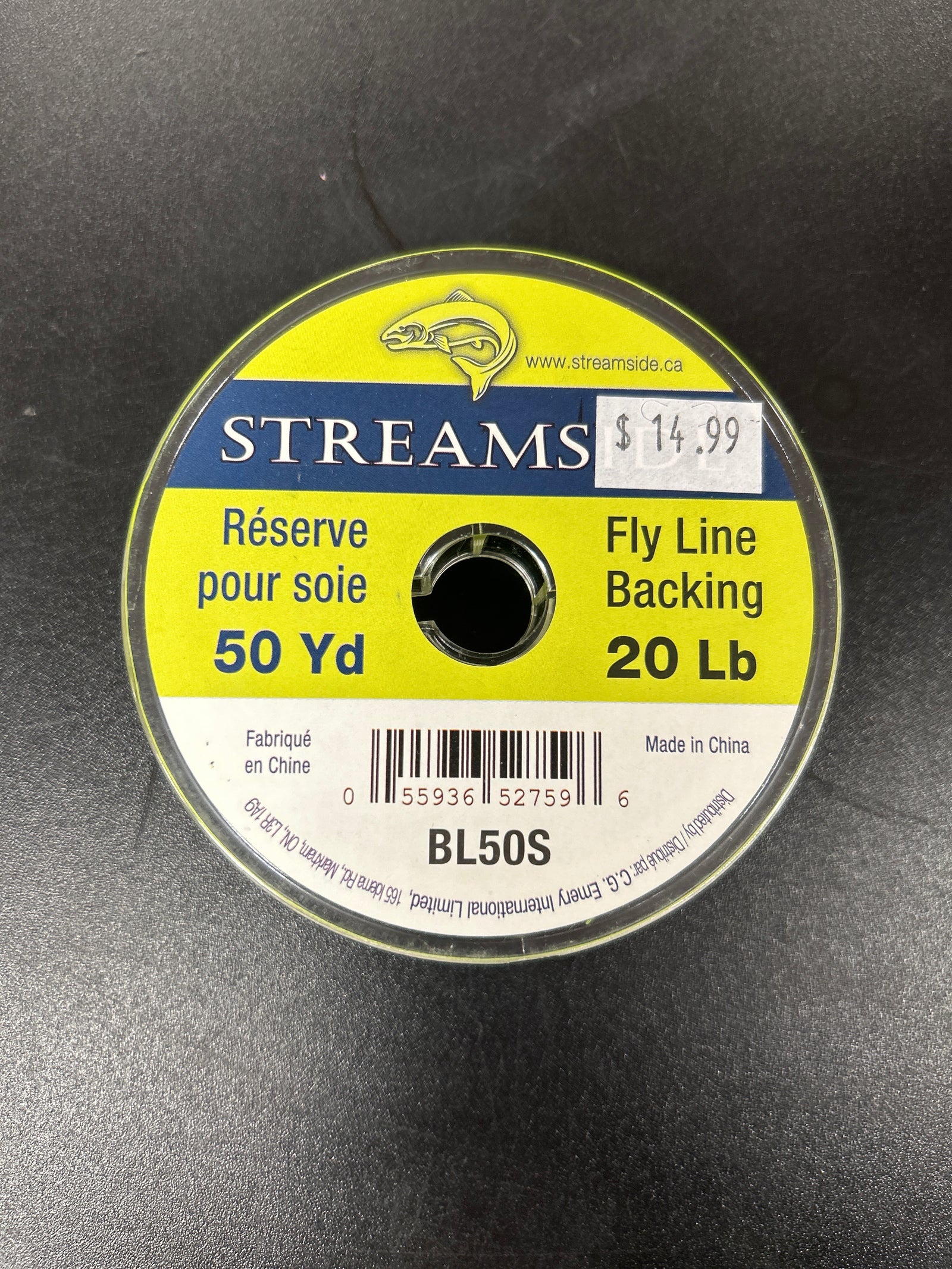 STREAMSIDE FLY LINE BACKING