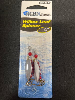 COMPAC JAWS WILLOW LEAF SPINNER 1 1/4"