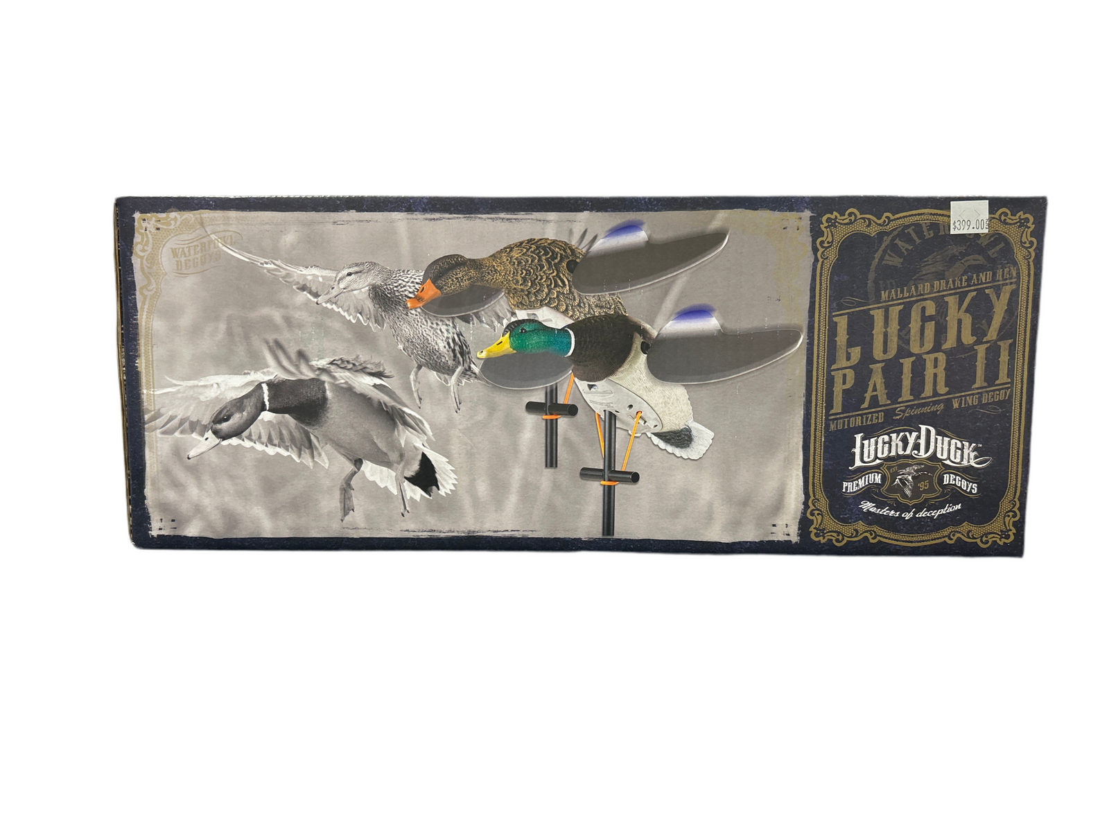LUCKY DUCK PREMIUM DECOYS PAIR 2 MOTORIZED WING DECOY