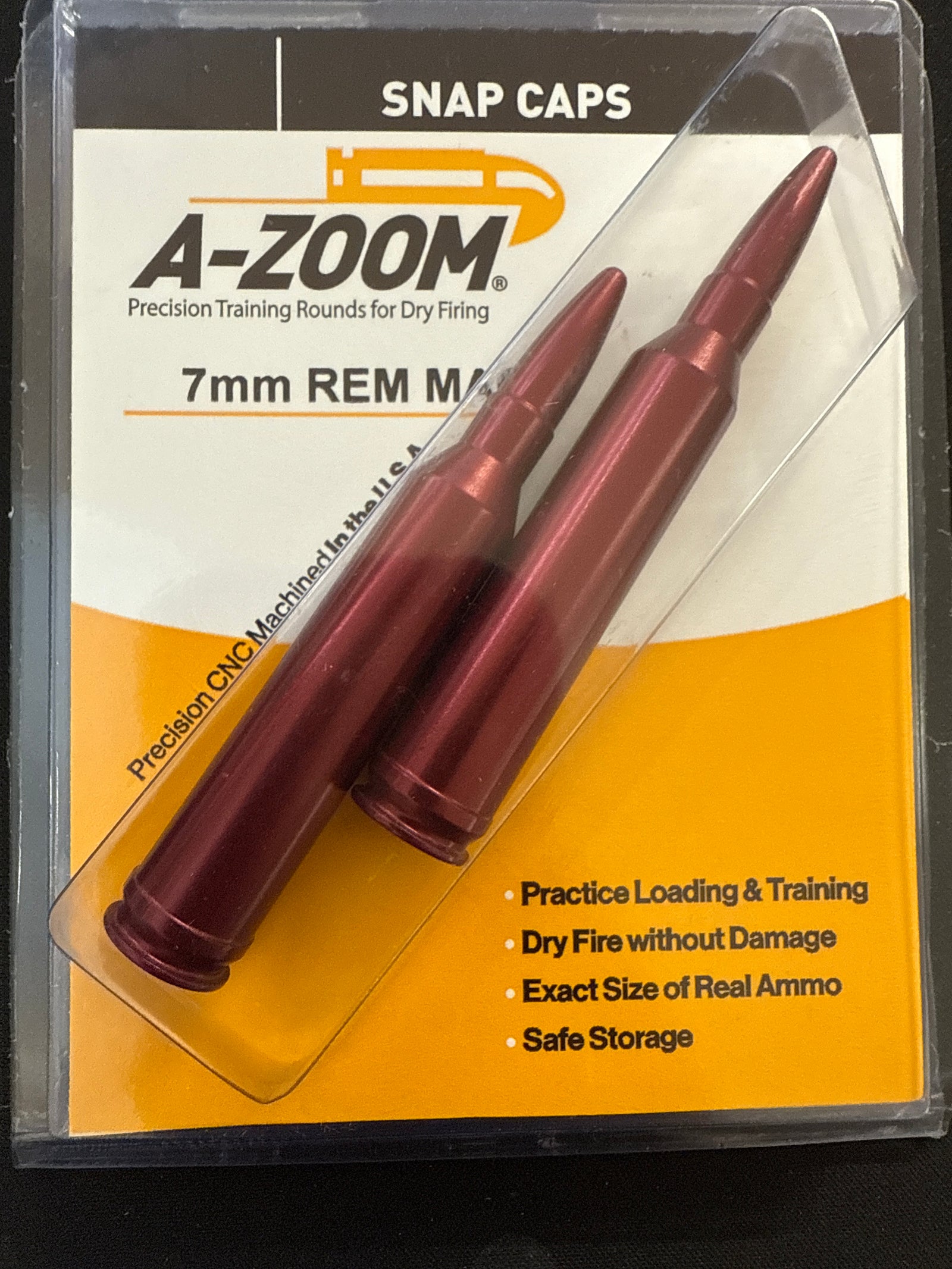 A-ZOOM PRECISION METAL SAFETY SNAP CAPS 2PK