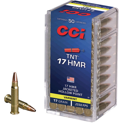 CCI TNT JHP [.17 HMR] 17GR | 50 ROUNDS