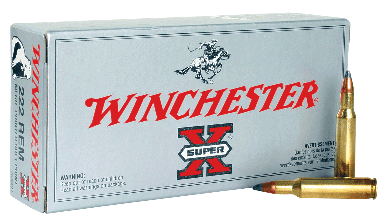 WINCHESTER SUPER-X [. 222 REM] 50GR JSP | 20 ROUNDS