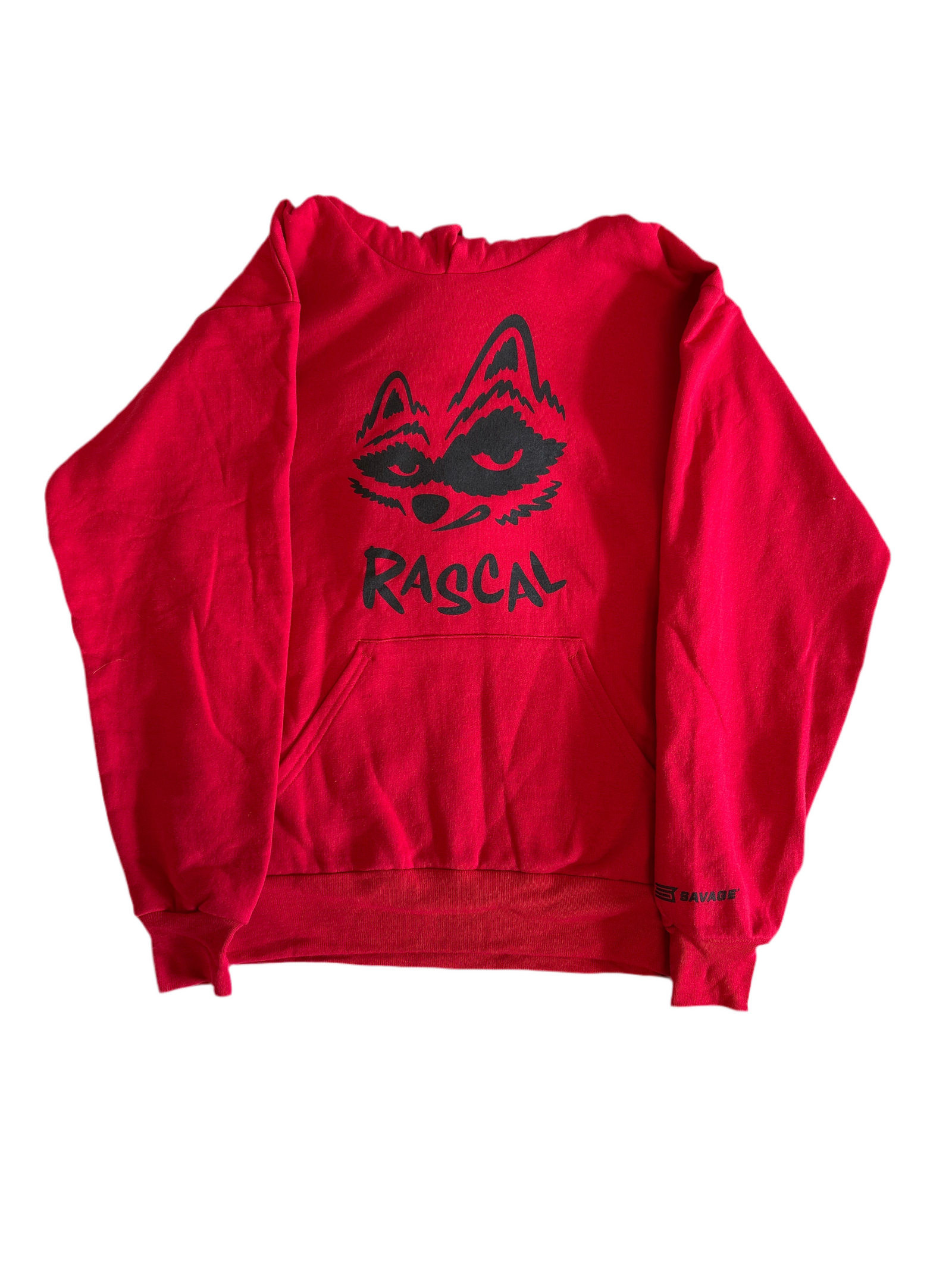 UNDER ARMOUR HOODED SWEATSHIRT RED (RASCAL)