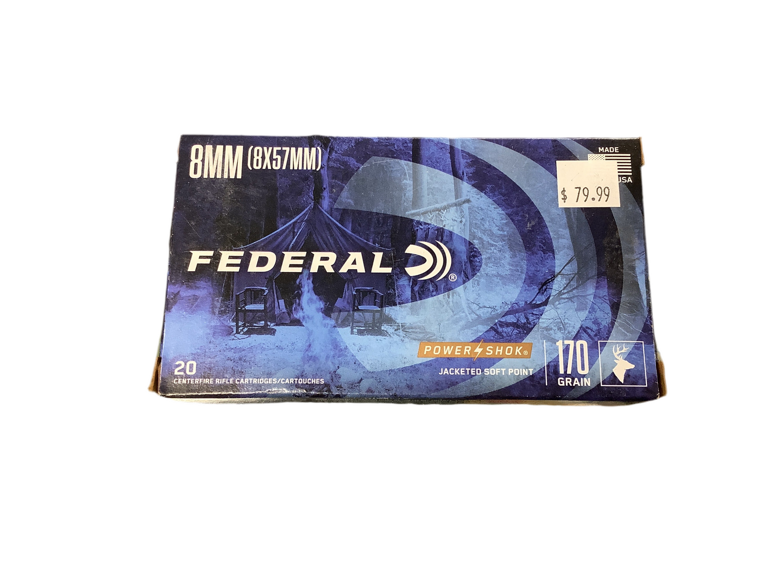 FEDERAL POWERSHOK 8MM 170 GR