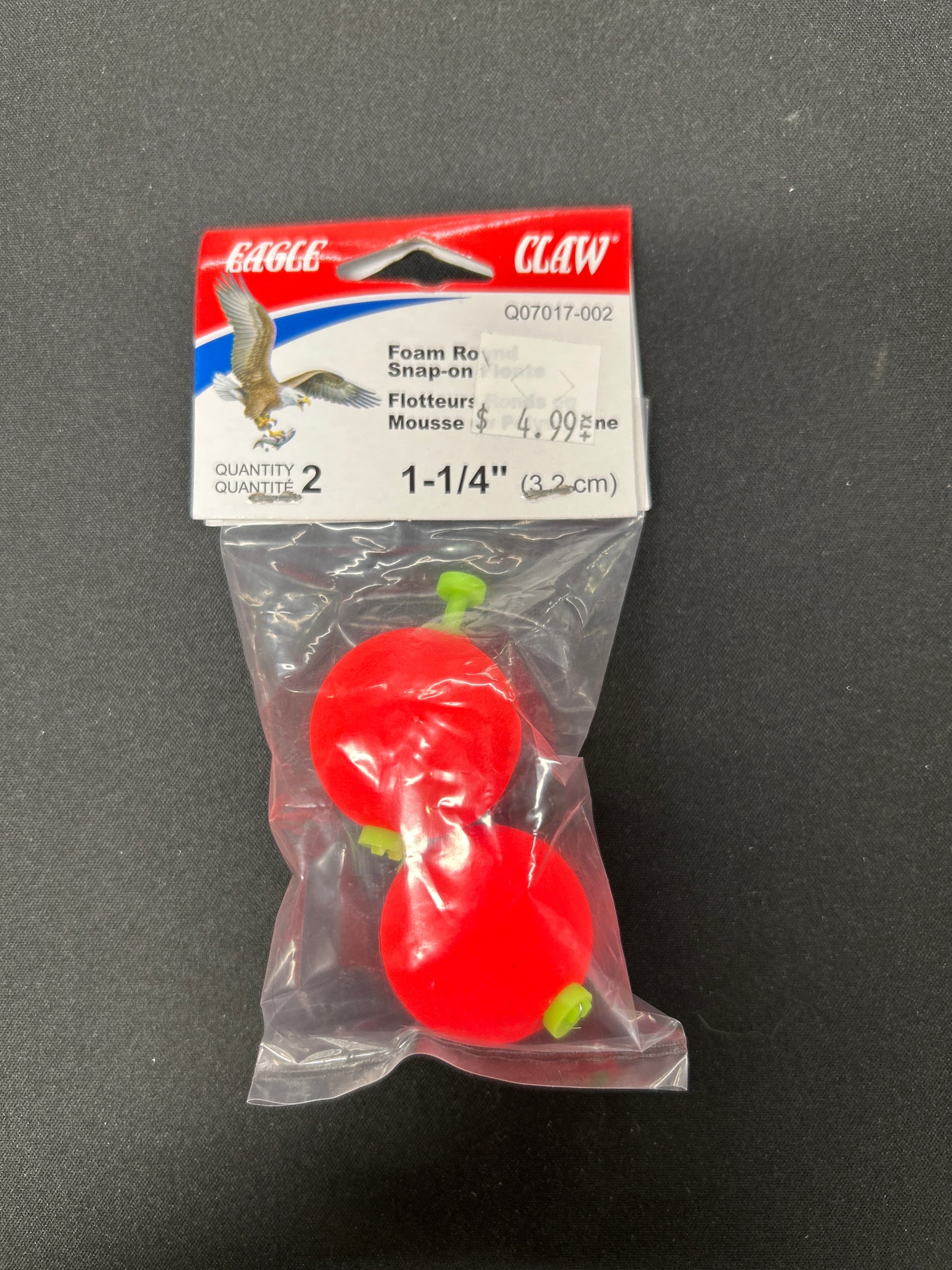 EAGLE CLAW FOAM ROUND SNAP-ON FLOATS