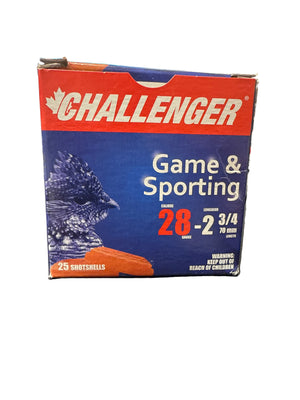 CHALLENGER GAME & SPORTING 28 GA, 2 3/4", SLUG