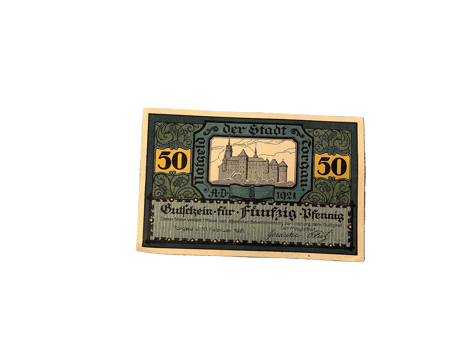 50 PFENNING GERMAN NOTEGELD