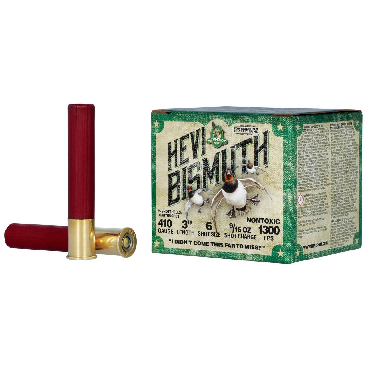 HEVI-Shot Hevi-Bismuth [.410 x 3"] #6 - 2/3 oz | 25 Rounds