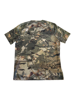 UNDER ARMOUR U-NECK T-SHIRT CAMO