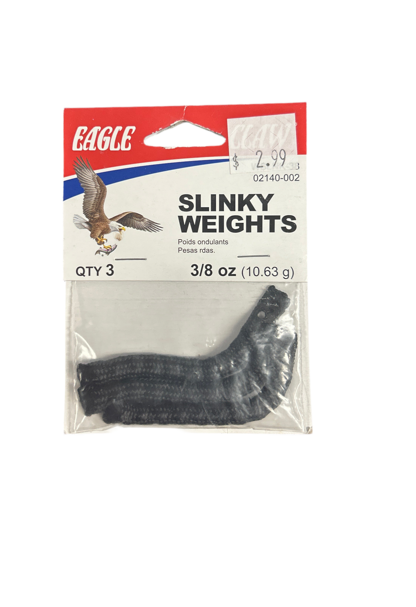 EAGLE CLAW LEAD SLINKY WEIGHTS