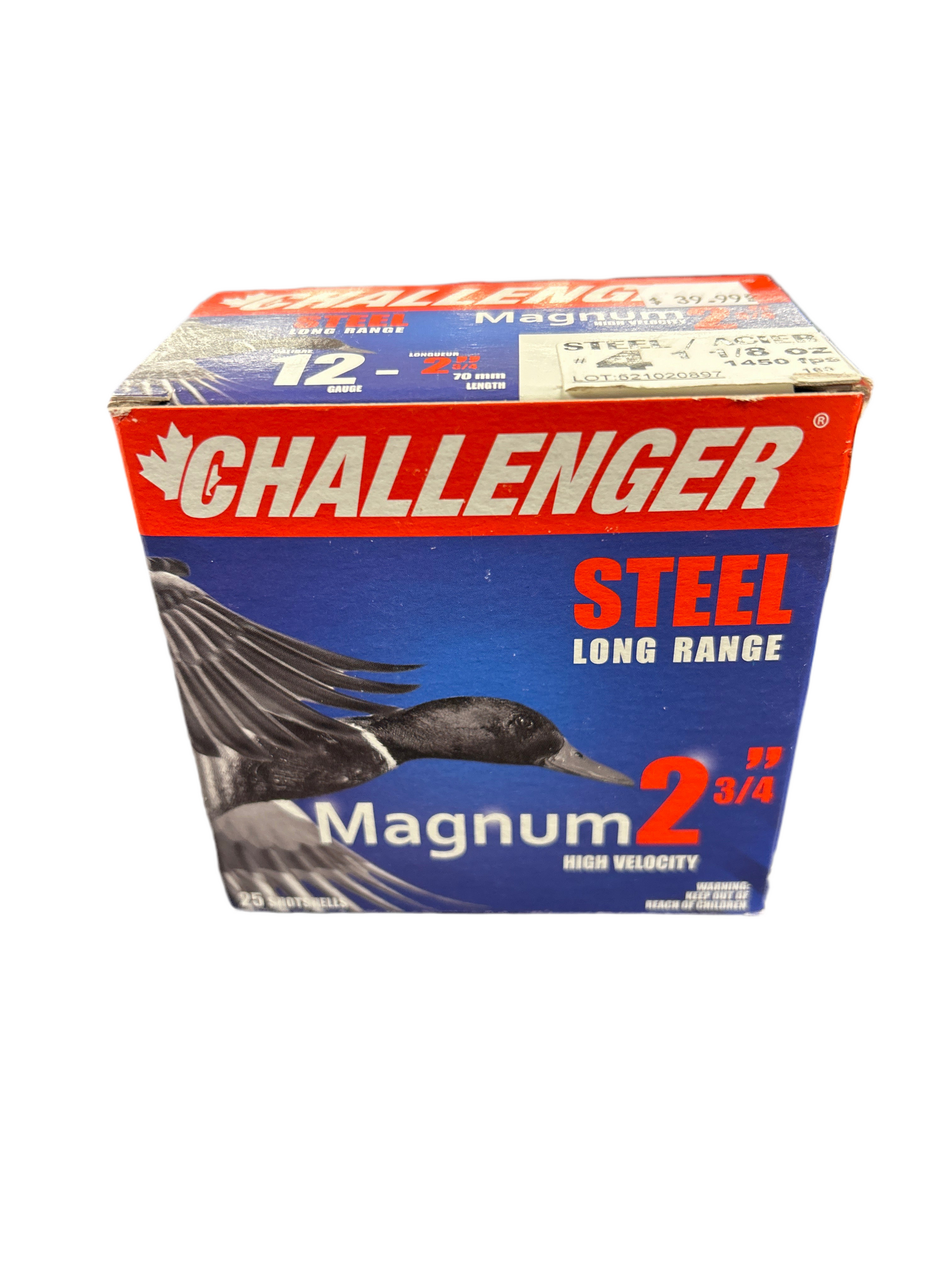 CHALLENGER STEEL LONG RANGE 12 GAUGE MAGNUM #4