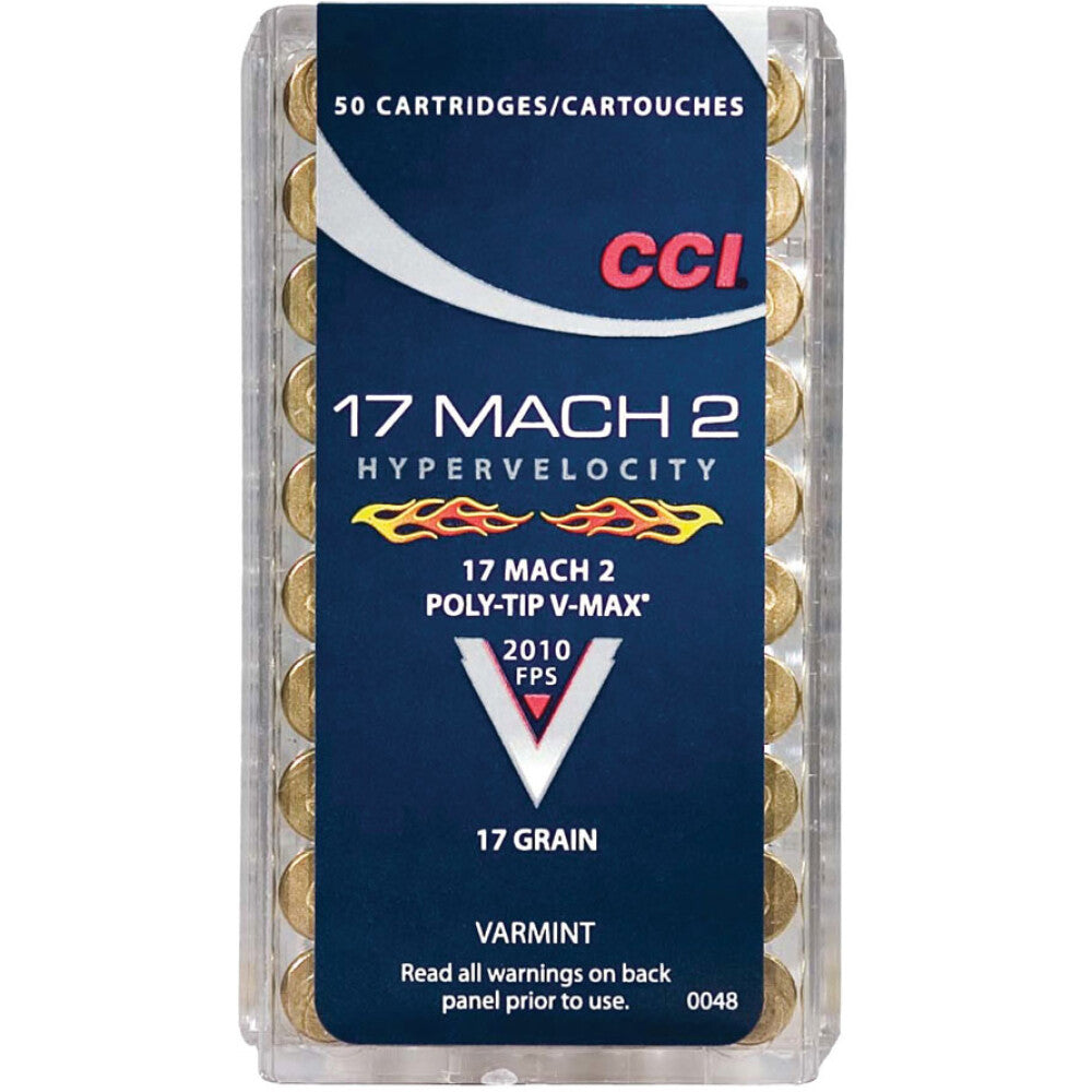 CCI VARMINT V-MAX  [.17 HM2] 17GR | 50 ROUNDS