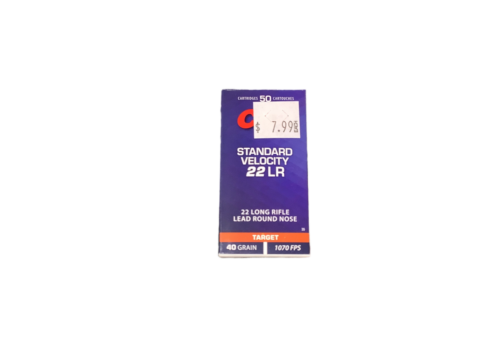 CCI STANDARD VELOCITY 22LR 40 GRAIN 50 CARTRIDGES
