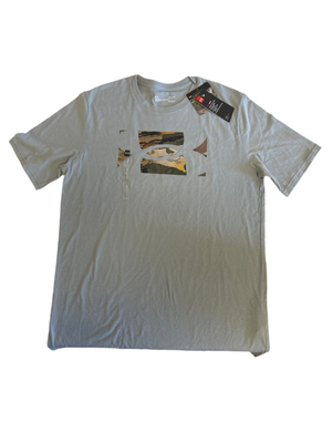 UNDER ARMOUR U-NECK T-SHIRT GRAY (FD)